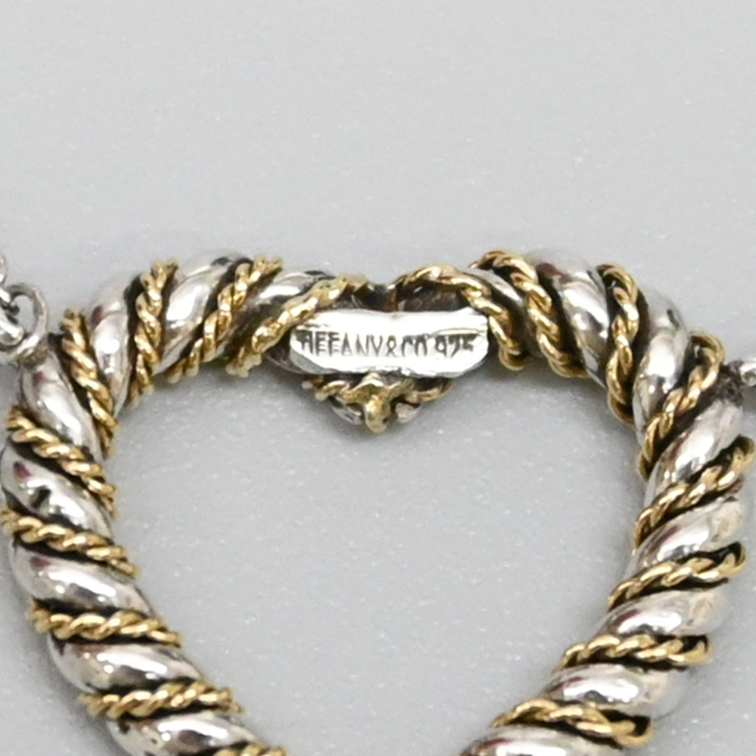 Tiffany & Co. 티파니 비틀림 심장 목걸이 P43304V