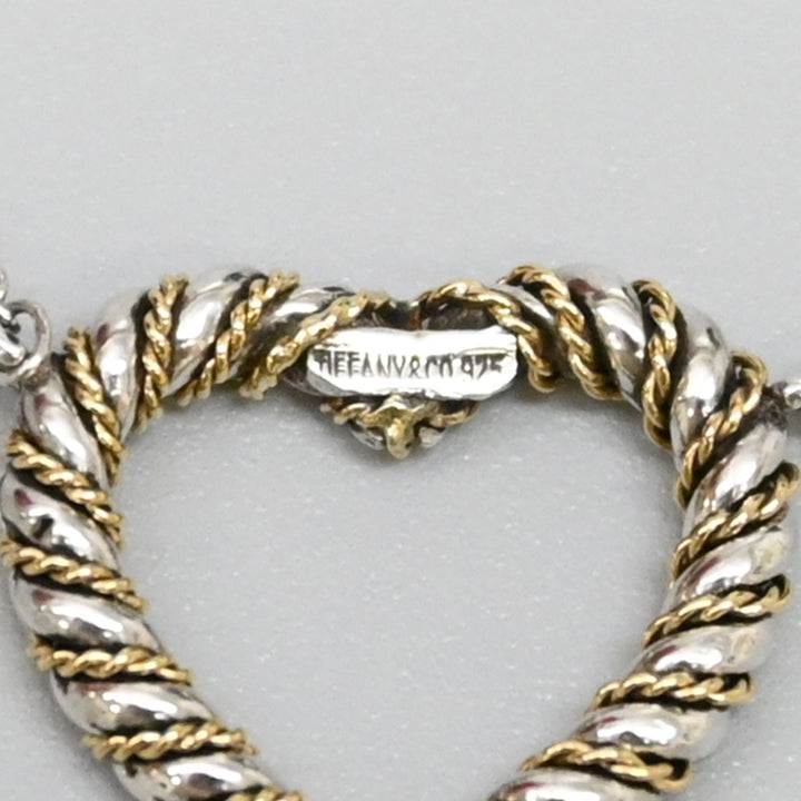 Tiffany & Co. 티파니 비틀림 심장 목걸이 P43304V