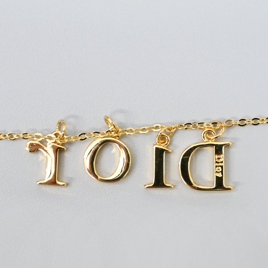 Dior 迪奥 徽标线石 项链 P44323V