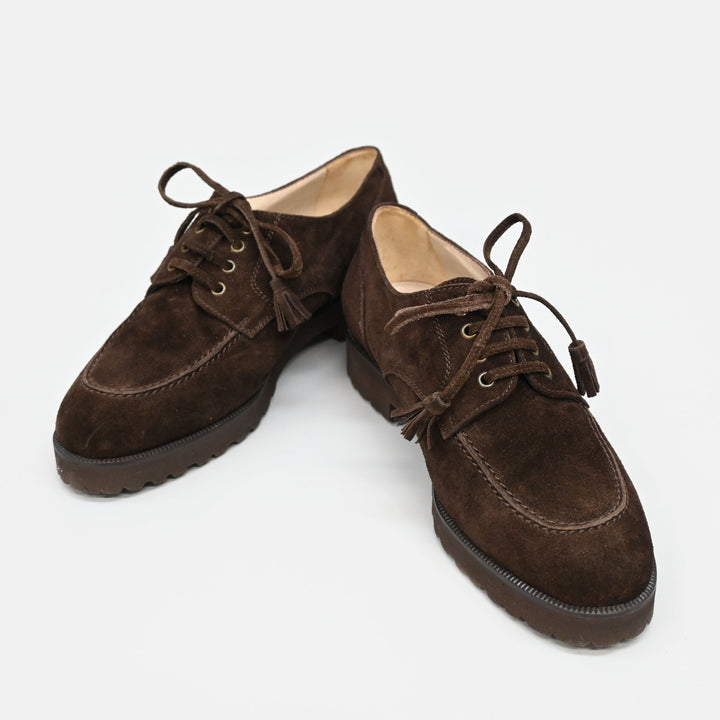 CHANEL 샤넬 스웨이드 코코 마크 U 칩 슈즈 P44325V