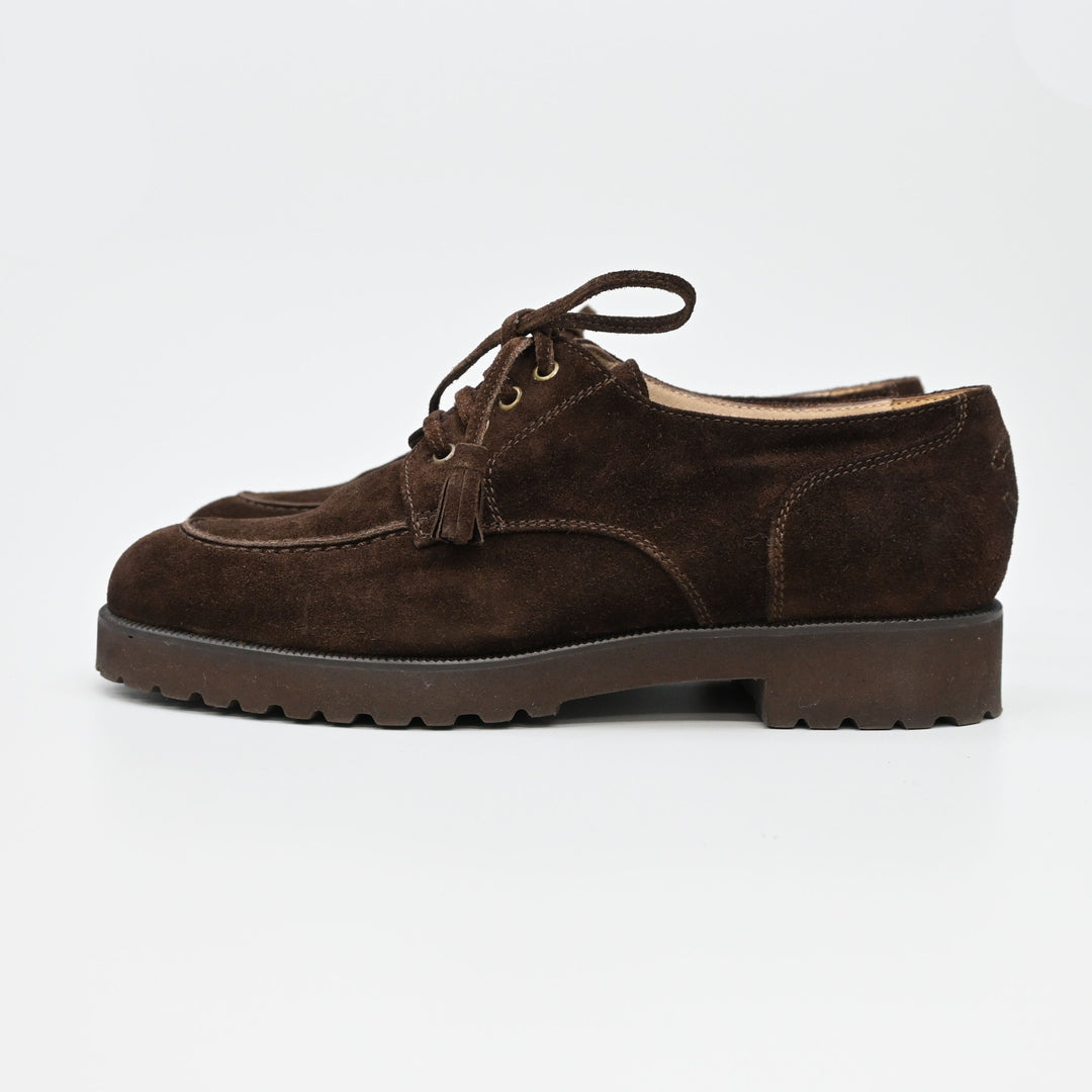 CHANEL 샤넬 스웨이드 코코 마크 U 칩 슈즈 P44325V