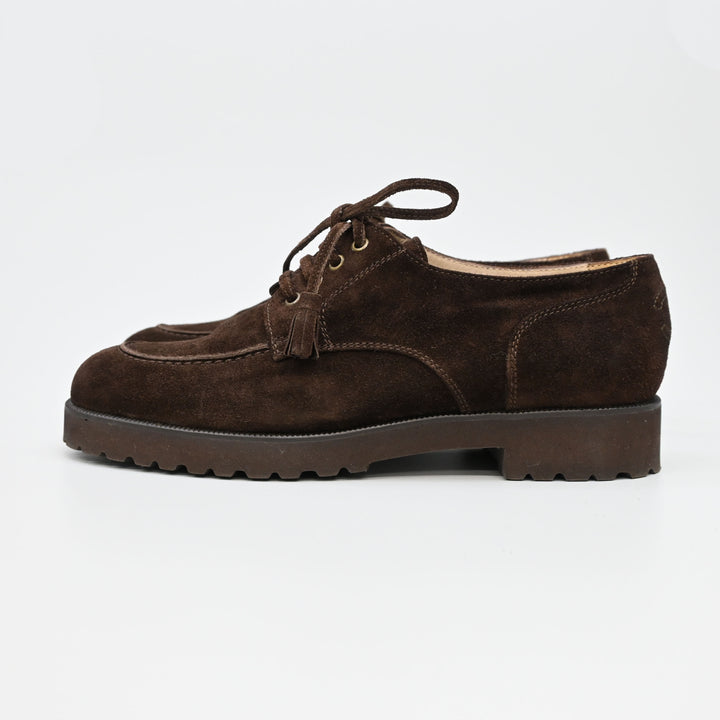 CHANEL 샤넬 스웨이드 코코 마크 U 칩 슈즈 P44325V