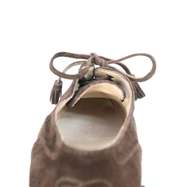 CHANEL 샤넬 스웨이드 코코 마크 U 칩 슈즈 P44325V