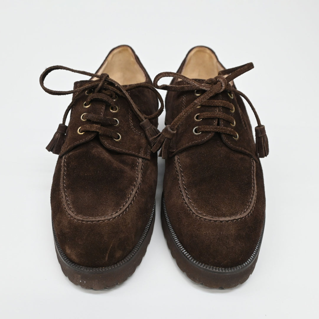 CHANEL 샤넬 스웨이드 코코 마크 U 칩 슈즈 P44325V