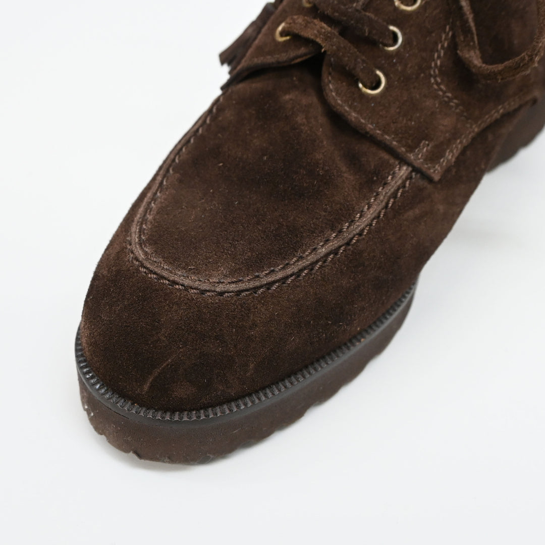 CHANEL 샤넬 스웨이드 코코 마크 U 칩 슈즈 P44325V