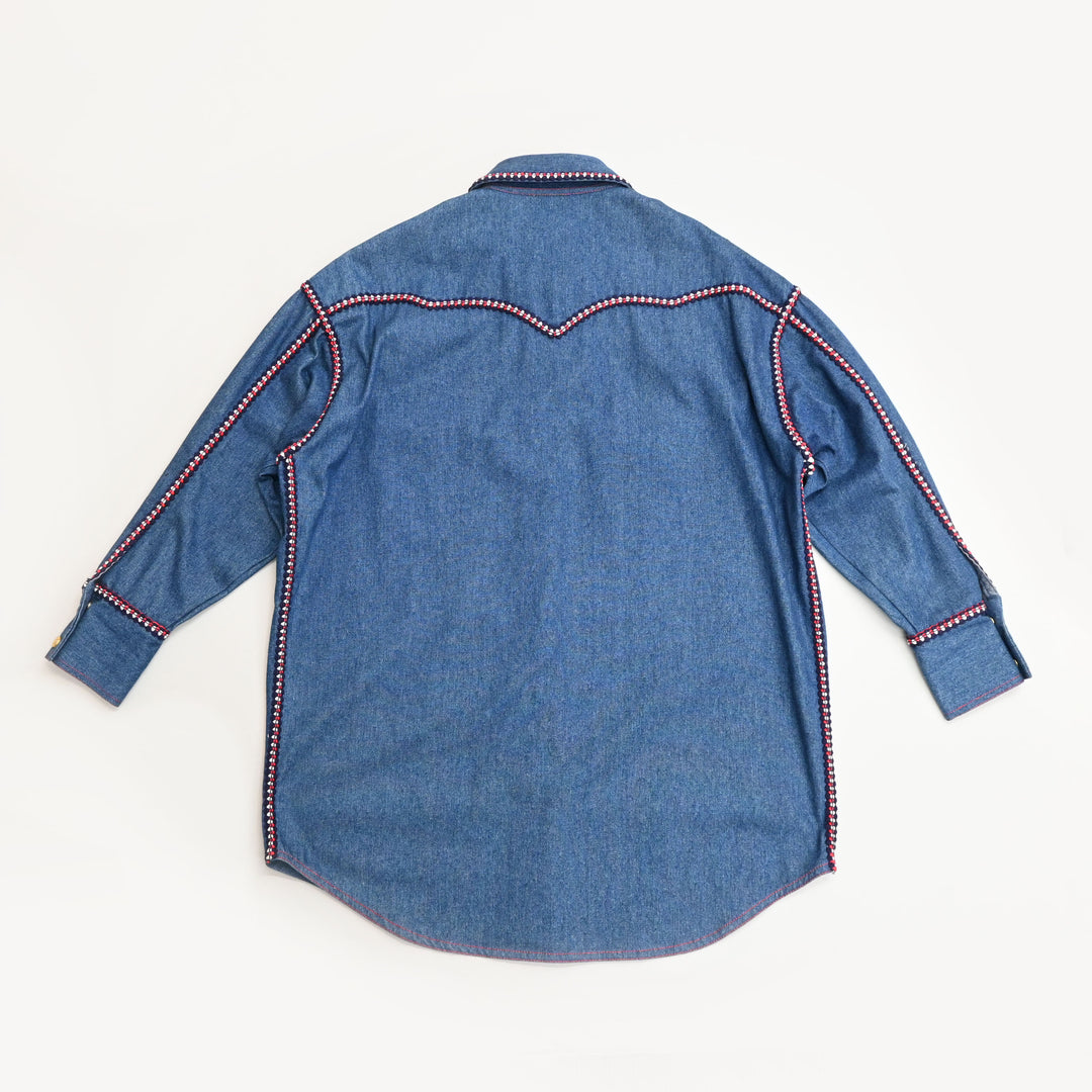 샤넬 서부 데님 재킷 P44555V