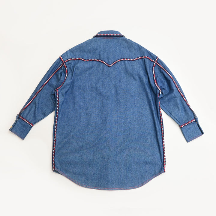 샤넬 서부 데님 재킷 P44555V