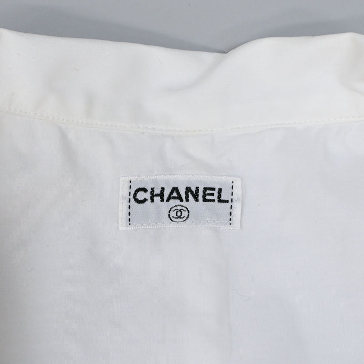 CHANEL 샤넬 코코 마크 버튼 셔츠 P43972V