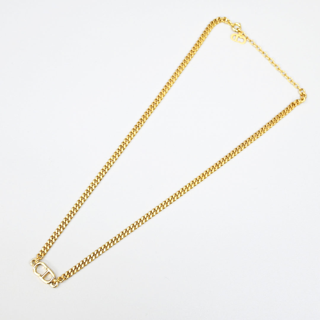 基督教基督教迪奥·基伊(Christion Dior Kihei)链CD徽标项链P43693V