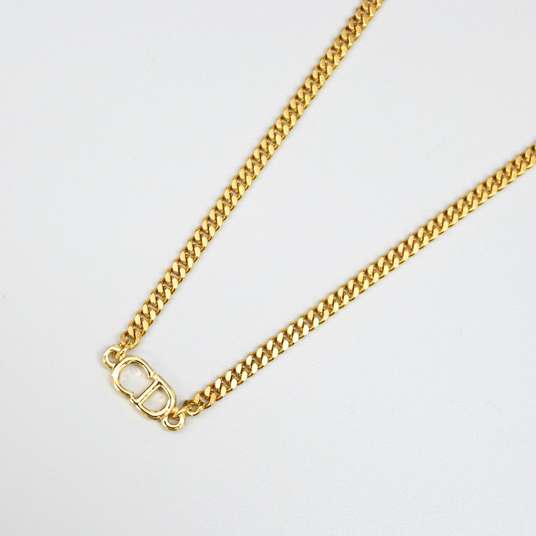 基督教基督教迪奥·基伊(Christion Dior Kihei)链CD徽标项链P43693V