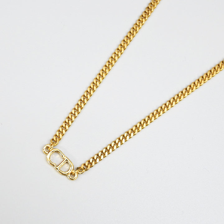 基督教基督教迪奥·基伊(Christion Dior Kihei)链CD徽标项链P43693V