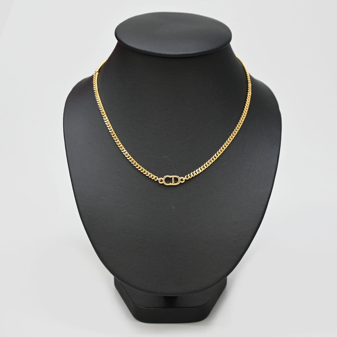 基督教基督教迪奥·基伊(Christion Dior Kihei)链CD徽标项链P43693V