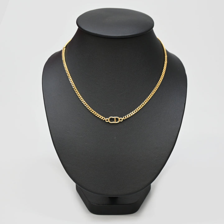 基督教基督教迪奥·基伊(Christion Dior Kihei)链CD徽标项链P43693V