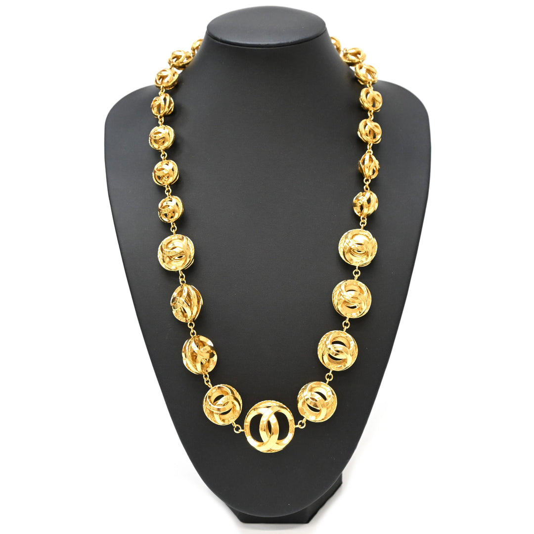 香奈儿香奈儿(Chanel Chanel Coco)标记球链项链P16585V