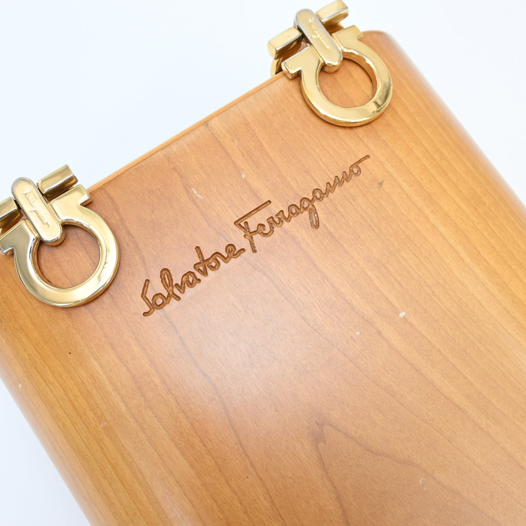 *Salvatore Ferragamo サルバトーレフェラガモ ガンチーニ ハンドバッグ P2296V