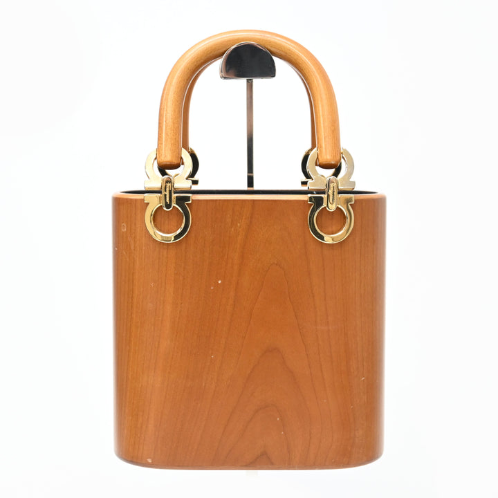 *Salvatore Ferragamo サルバトーレフェラガモ ガンチーニ ハンドバッグ P2296V