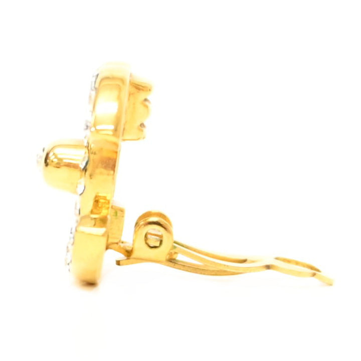 香奈儿香奈儿(Chanel Chanel Coco)标记转向锁耳环P42797V