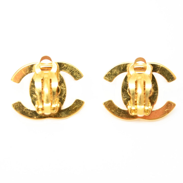 香奈儿香奈儿(Chanel Chanel Coco)标记转向锁耳环P42797V