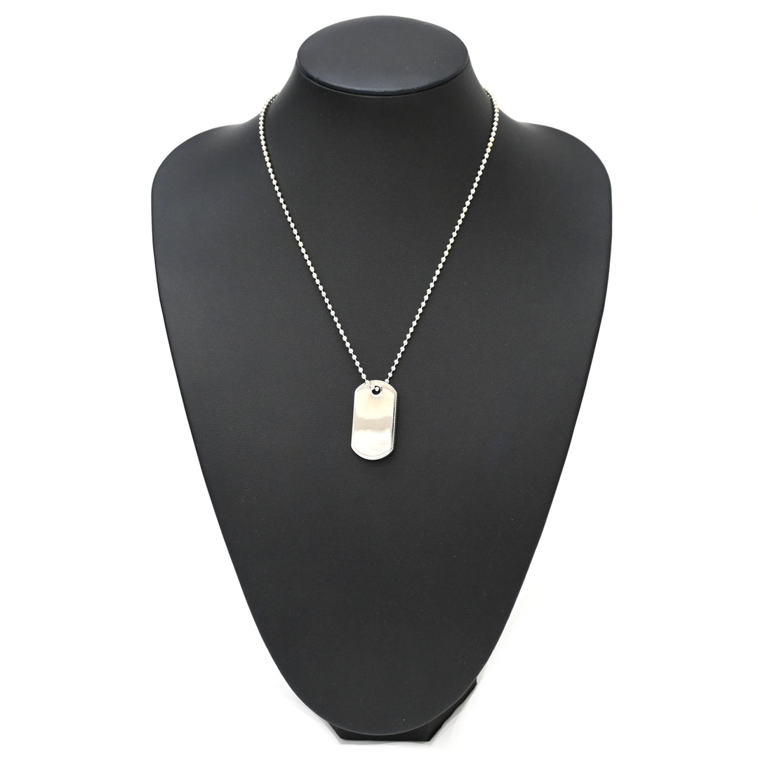 *TIFFANY&Co. ティファニー ドッグタグ ネックレス P42815V