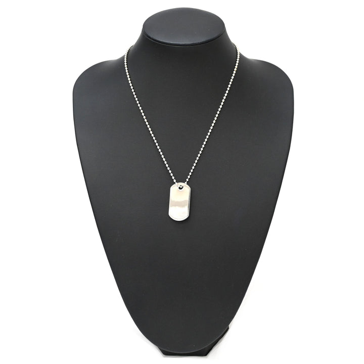 *TIFFANY&Co. ティファニー ドッグタグ ネックレス P42815V