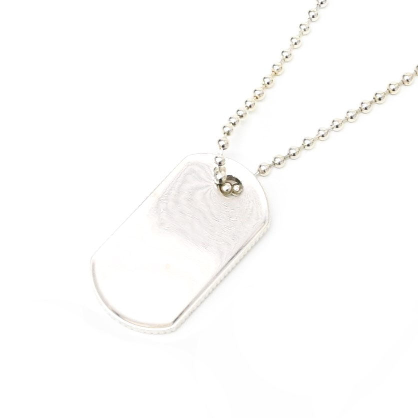 *TIFFANY&Co. ティファニー ドッグタグ ネックレス P42815V