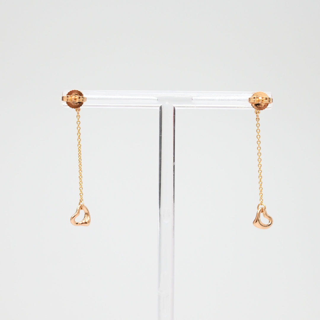 バイザヤードオープンハート ピアス K18PG