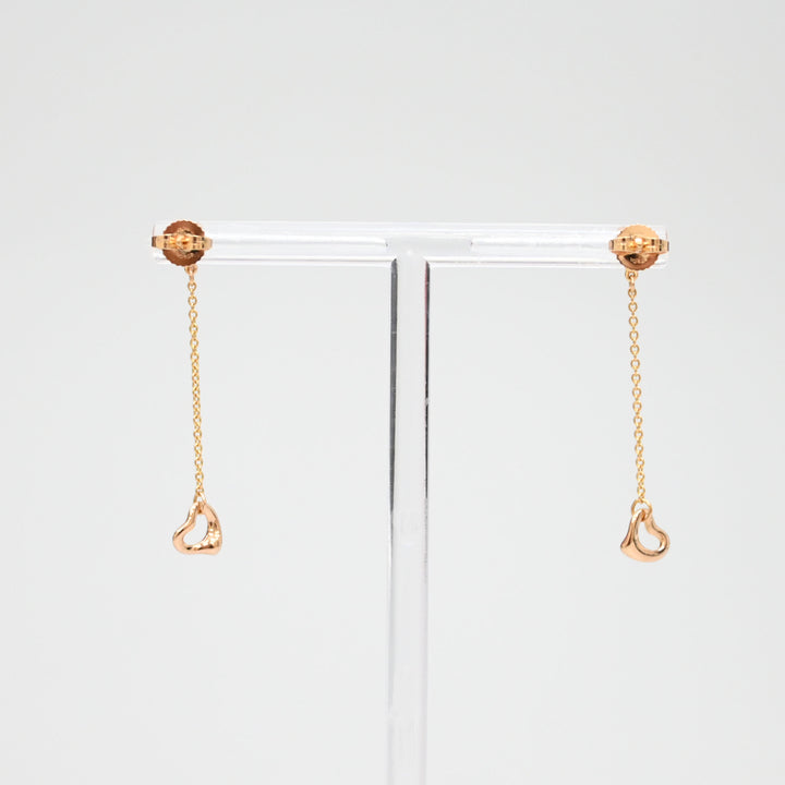 バイザヤードオープンハート ピアス K18PG