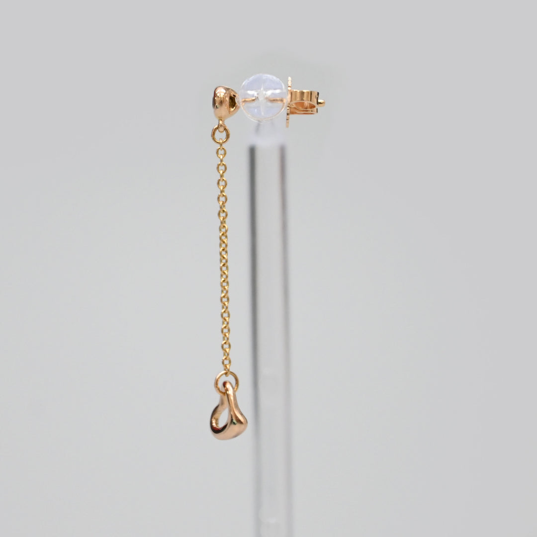 バイザヤードオープンハート ピアス K18PG