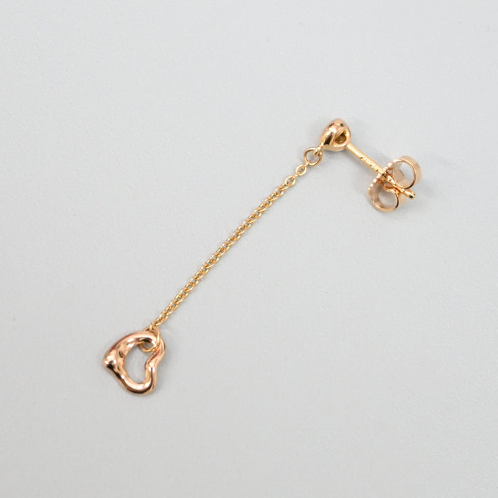 バイザヤードオープンハート ピアス K18PG