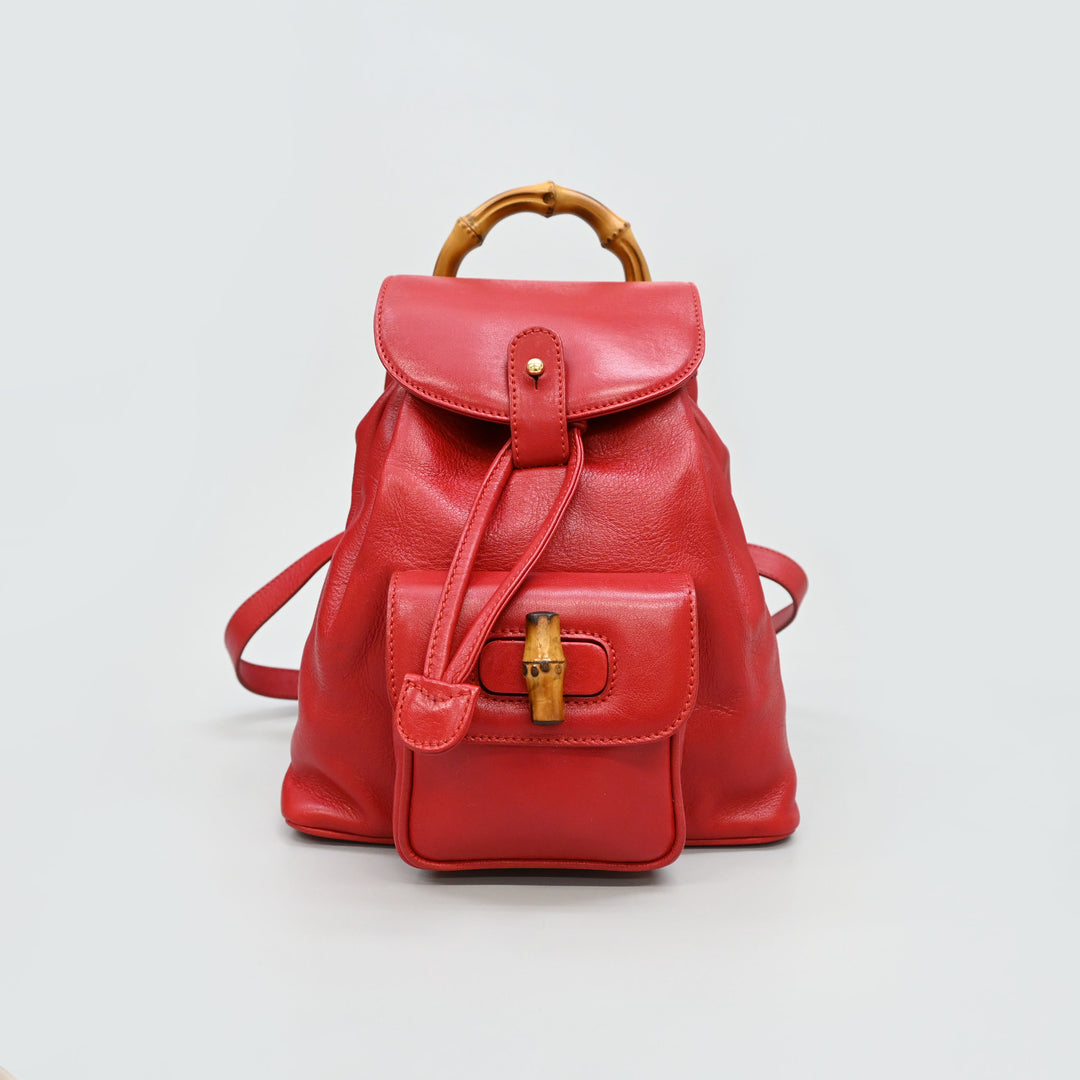 구찌 대나무 배낭 P44666V