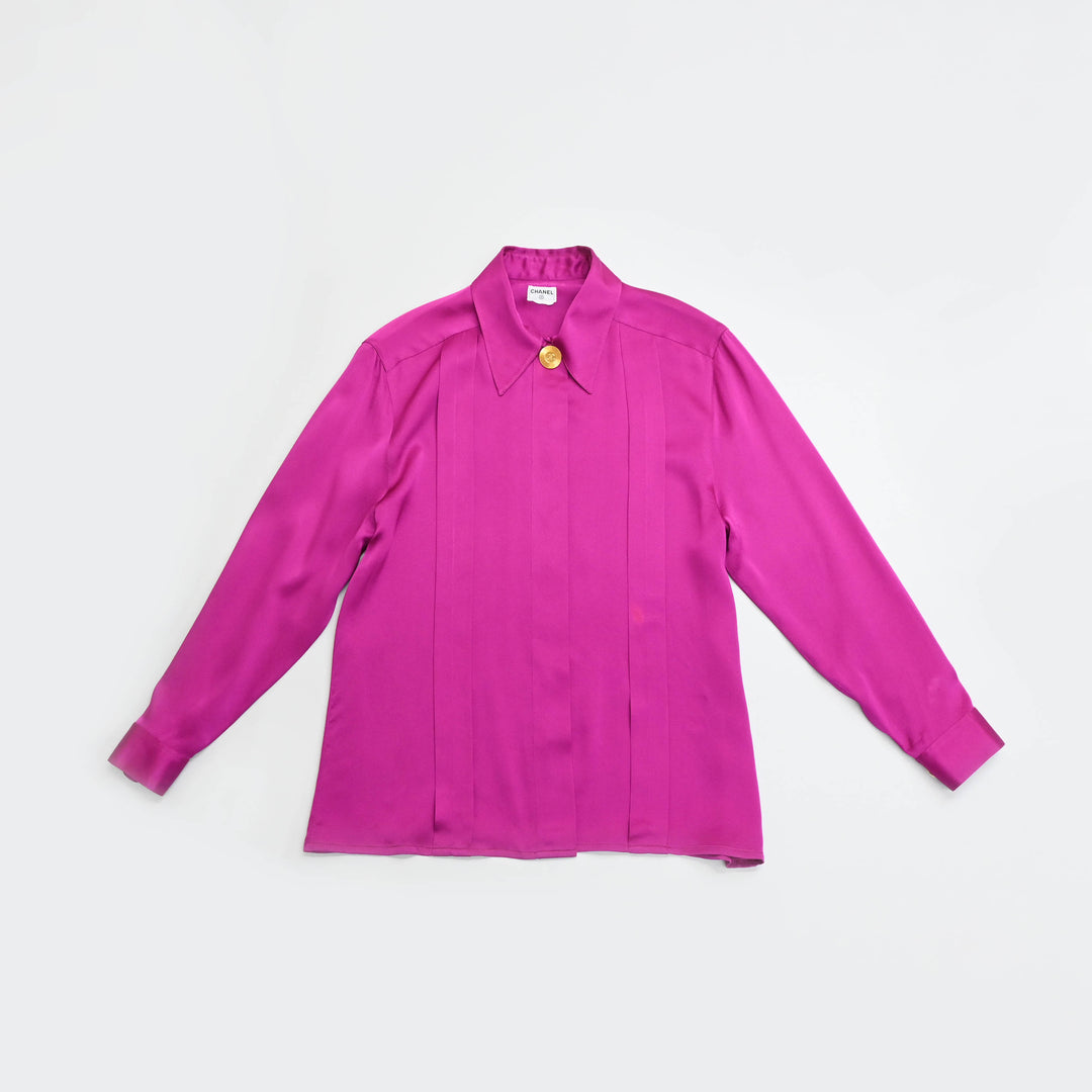 샤넬 코코 마크 버튼 셔츠 P43293V