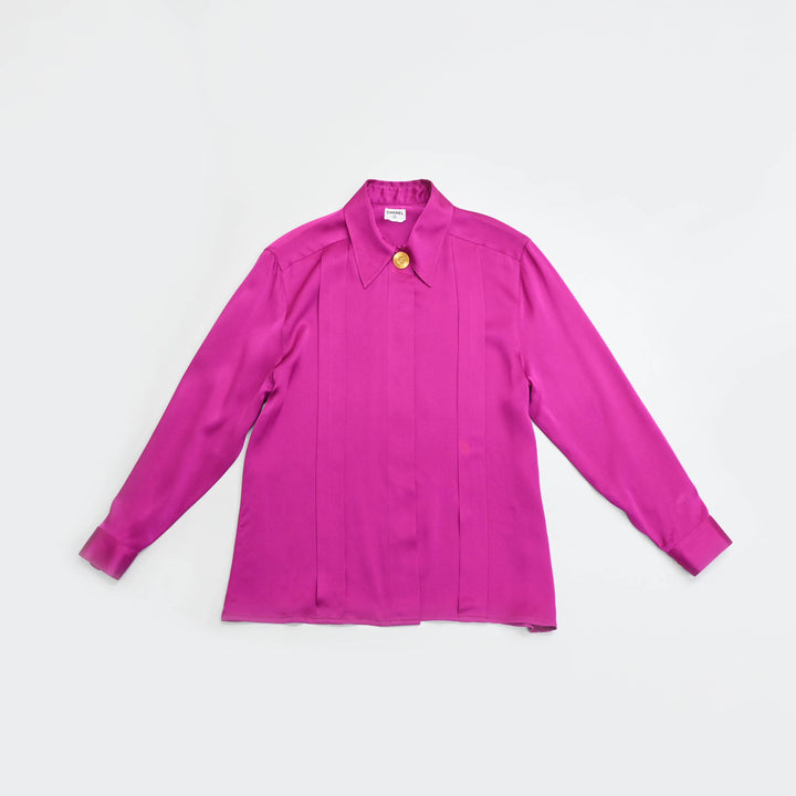 샤넬 코코 마크 버튼 셔츠 P43293V