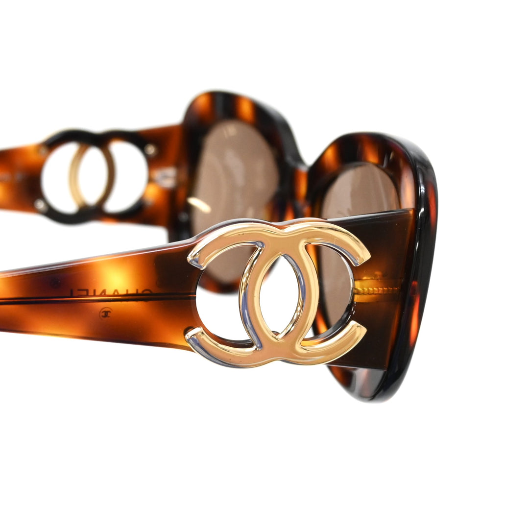 CHANEL Chanel? Cocomark tortoiseshell Sunglasses P43290V