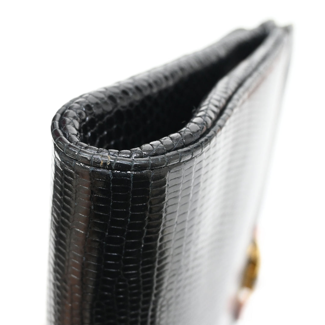 Gucci Gucci蜥蜴离合器袋P8305V