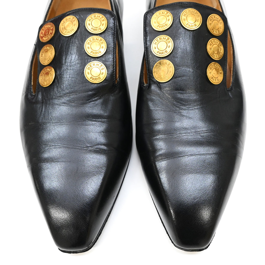 *HERMES エルメス レザー シューズ P43396V