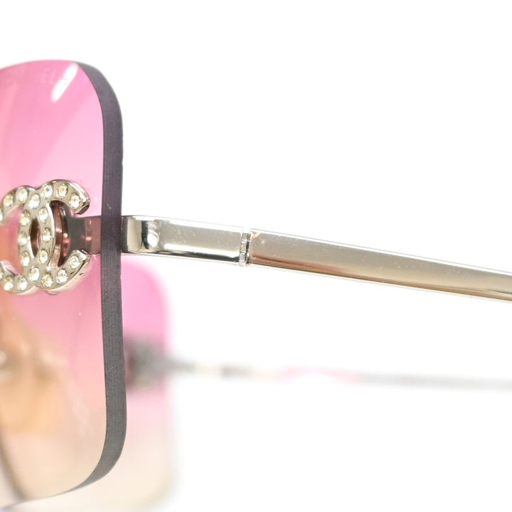 CHANEL Chanel Coco Mark Rine Stone Sunglasses 4017-D P43398V