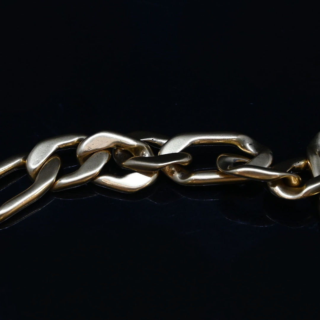 Christiandior Christian Dior CD 아이콘 체인 링크 키하이 체인 목걸이 P43415V