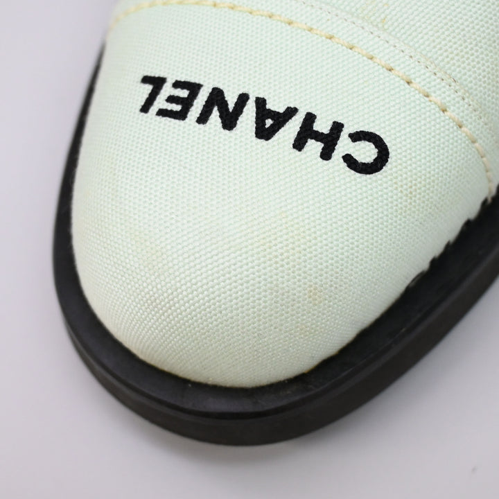 샤넬 코코 마크 레이스 업 슈즈 P44720V