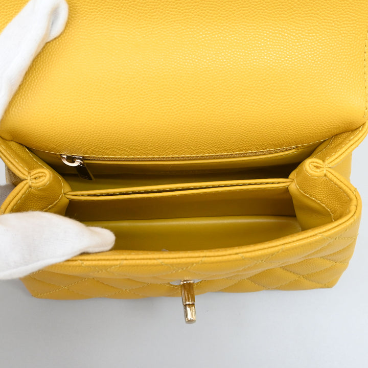 샤넬 마틀라세 코코 핸들 XXS 체인 숄더백 P44978V