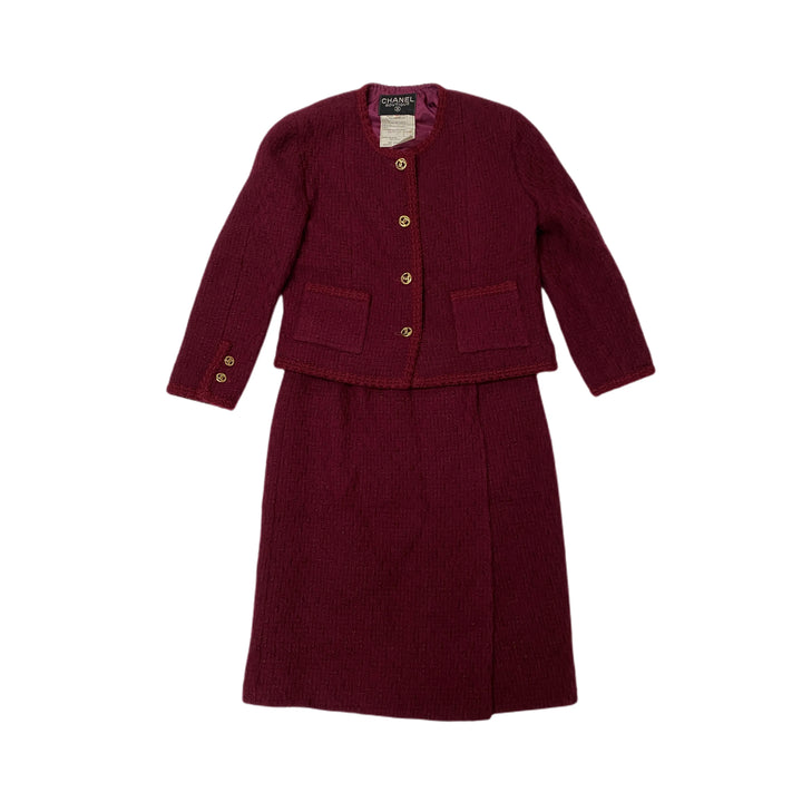 * CHANEL Chanel设置了Skirtsuit 20167 Wirl Skirts