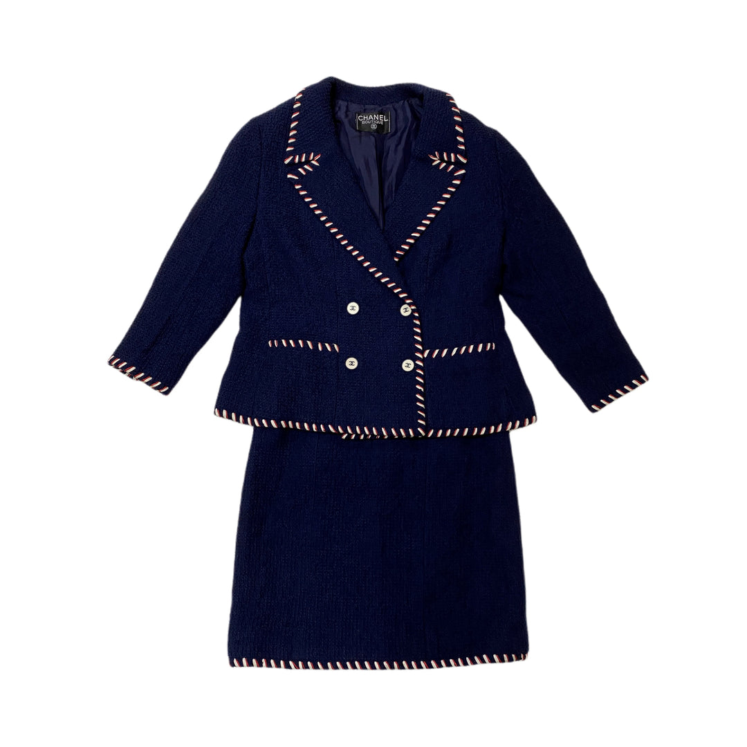*CHANEL シャネル セットアップ スカートスーツ ココマーク COCO