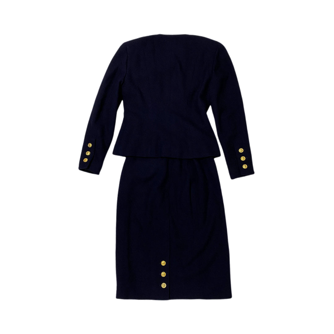 * Chanel Chanel Setup Skirt Suit 20838 Tweed