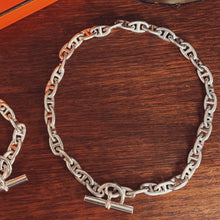 이미지를 갤러리 뷰어에 로드 , * HERMES 에르메스 Chaine d'Ancre 초커