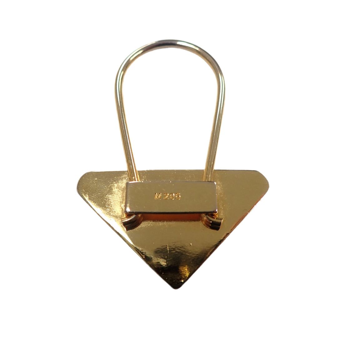 *PRADA 프라다 로고 플레이트 키홀더