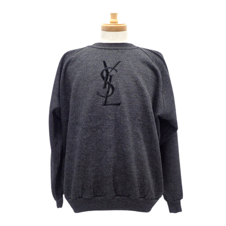 Yves Saint Laurent  입생로랑 YSL 로고 기모 맨투맨