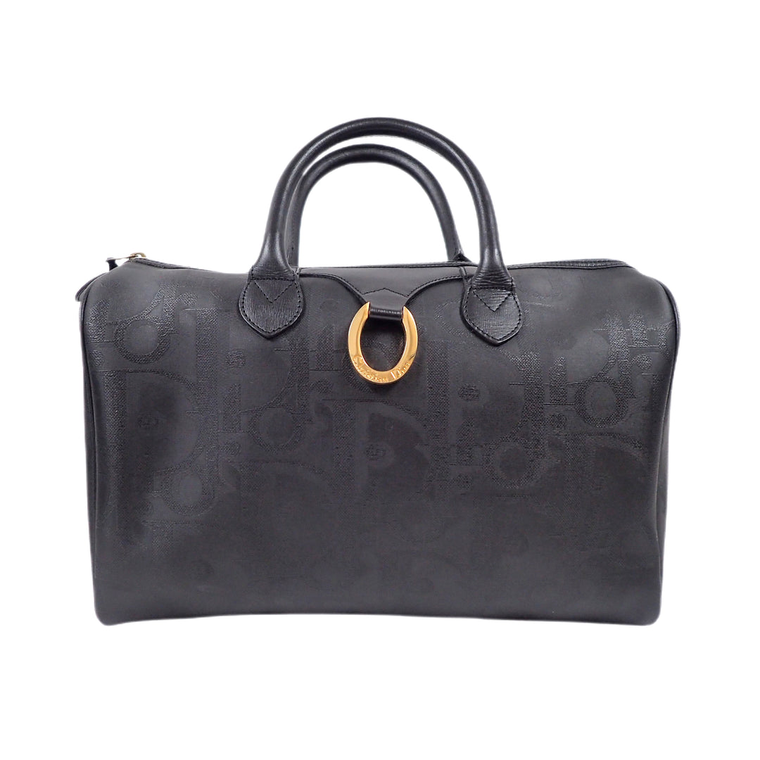 *ChristianDior クリスチャンディオール トロッター柄 ロゴグラム ハンドバッグ