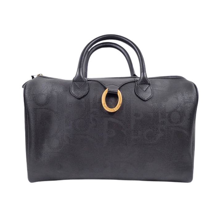 *ChristianDior クリスチャンディオール トロッター柄 ロゴグラム ハンドバッグ