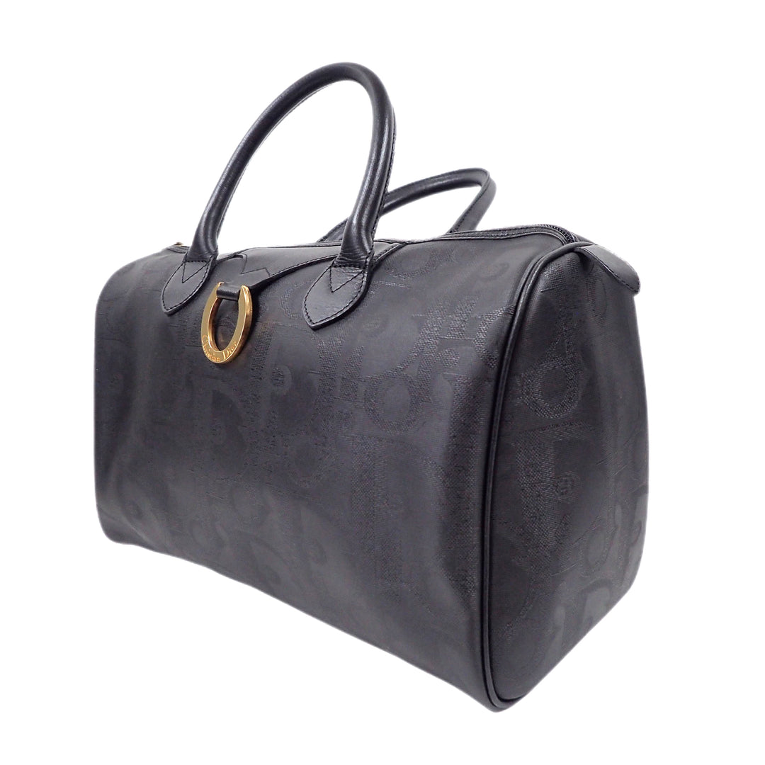 *ChristianDior クリスチャンディオール トロッター柄 ロゴグラム ハンドバッグ