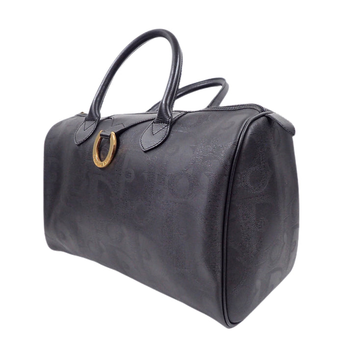 *ChristianDior クリスチャンディオール トロッター柄 ロゴグラム ハンドバッグ