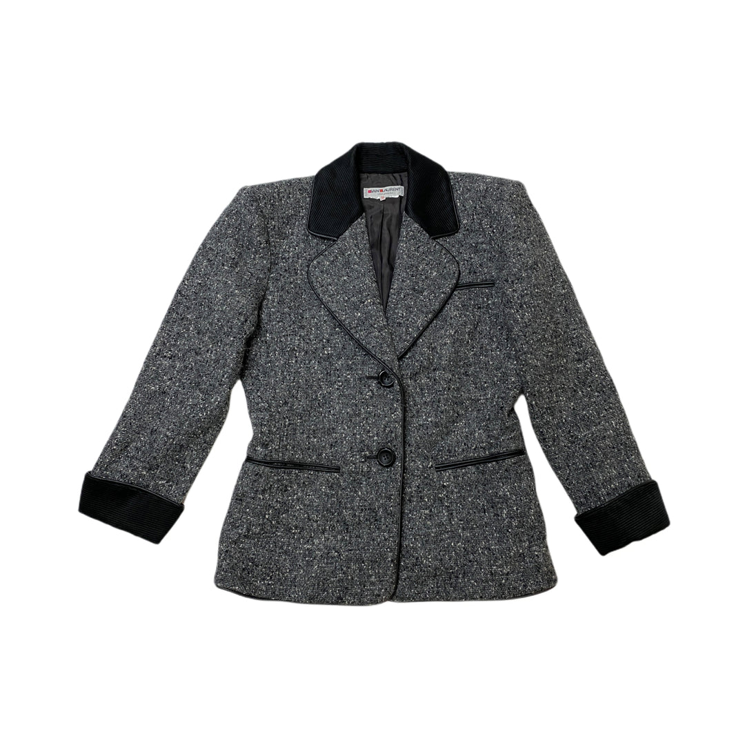 * YVESSAINTLAURENT RIVEGAUCHE (YSL) 이브 썬 라 란 란 리비고시 재킷